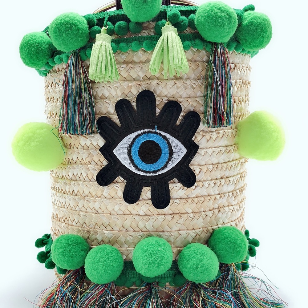 Handmade straw bag